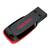 SanDisk USB-Stick Cruzer Blade 16 GB, Speicherkapazitt total: 16 GB, Speicherverschlsselung: Keine, Detailfarbe: Rot, Schwarz, Schnittstellen: Type-A USB 2.0, USB Speicher Bauform: Standard, Material: Kunststoff