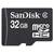 SanDisk microSDHC-Karte Class 4 32 GB, Speicherkartentyp: microSDHC, Speicherkapazitt: 32 GB, Geschwindigkeitsklasse: Class 4, Lesegeschwindigkeit max.: 4 MB/s, Schreibgeschwindigkeit max.: 4 MB/s, Speicherkartenadapter: Kein Adapter